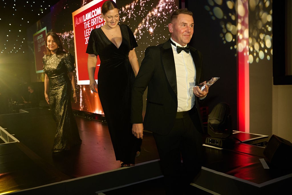 James Brien, Founder & Managing Director of Easy Online Divorce, at the British Legal Awards 2025